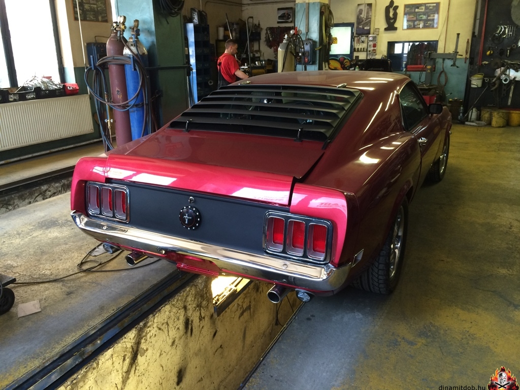 Ford Mustang Fastback 2x63,5 Rozsdamentes rendszer